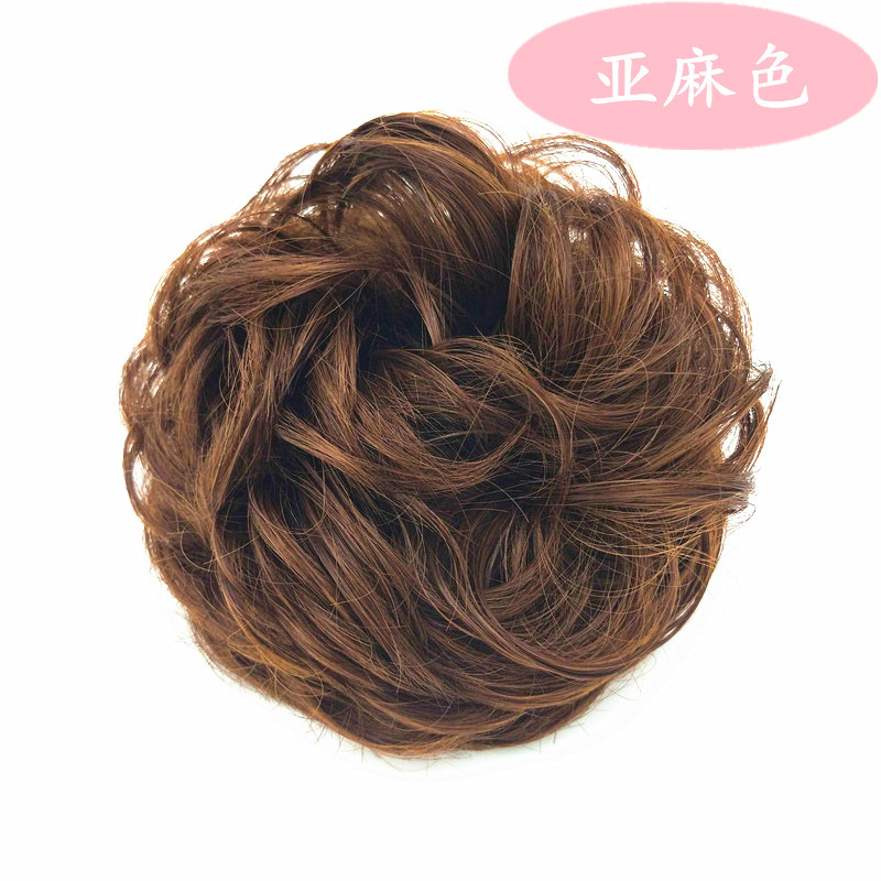 Factory Direct Supply Wig Hair Band Bun Wig Curly Hair Rubber Band Matte High-Temperature Fiber Updo Hair in Stock Factory Direct Supply Wig Hair Band Bun Wig Curly Hair Rubber Band Matte High-Temperature Fiber Updo Hair in Stock