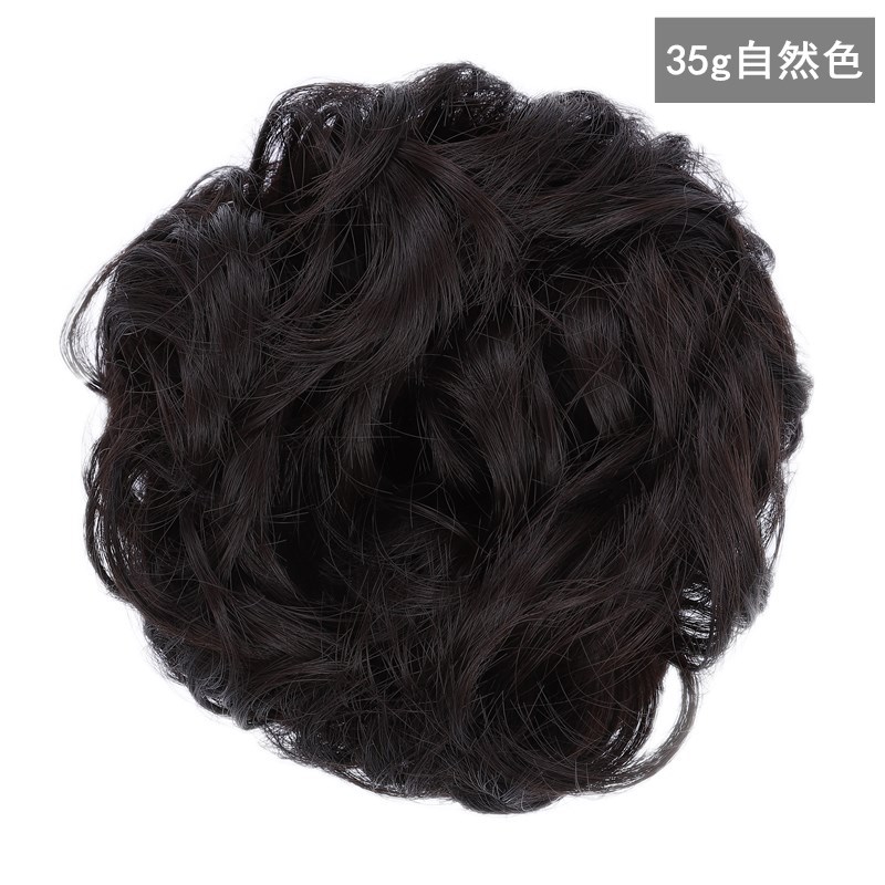 Factory Direct Supply Wig Hair Band Bun Wig Curly Hair Rubber Band Matte High-Temperature Fiber Updo Hair in Stock Factory Direct Supply Wig Hair Band Bun Wig Curly Hair Rubber Band Matte High-Temperature Fiber Updo Hair in Stock
