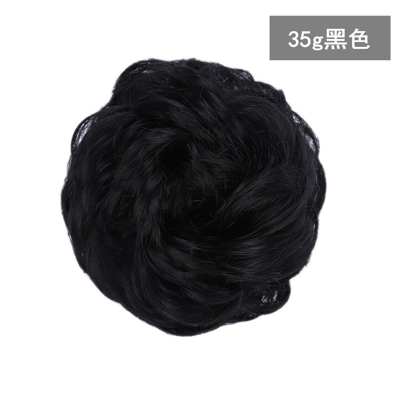 Factory Direct Supply Wig Hair Band Bun Wig Curly Hair Rubber Band Matte High-Temperature Fiber Updo Hair in Stock Factory Direct Supply Wig Hair Band Bun Wig Curly Hair Rubber Band Matte High-Temperature Fiber Updo Hair in Stock