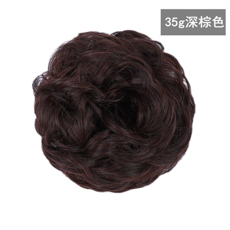 Factory Direct Supply Wig Hair Band Bun Wig Curly Hair Rubber Band Matte High-Temperature Fiber Updo Hair in Stock Factory Direct Supply Wig Hair Band Bun Wig Curly Hair Rubber Band Matte High-Temperature Fiber Updo Hair in Stock