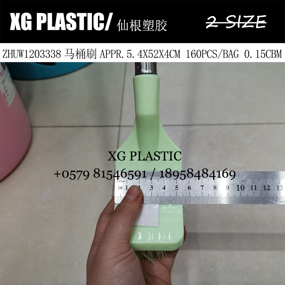 Toilet Brush Stainless Steel Rod Plastic Head Toilet Brush Home Practical Toilet Long Handle Cleaning Brush Hot Sale