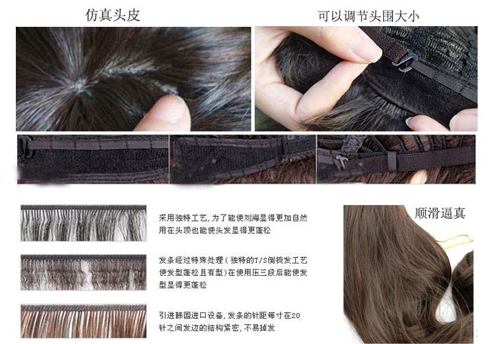 New Gradient Cosplay Anime Wig Cos Harajuku Fengcai Color Women's Long Curly Hair Head Cover Lolita