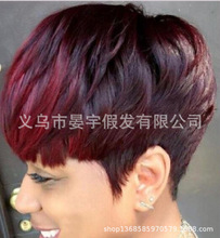 New Gradient Cosplay Anime Wig Cos Harajuku Fengcai Color Women's Long Curly Hair Head Cover Lolita