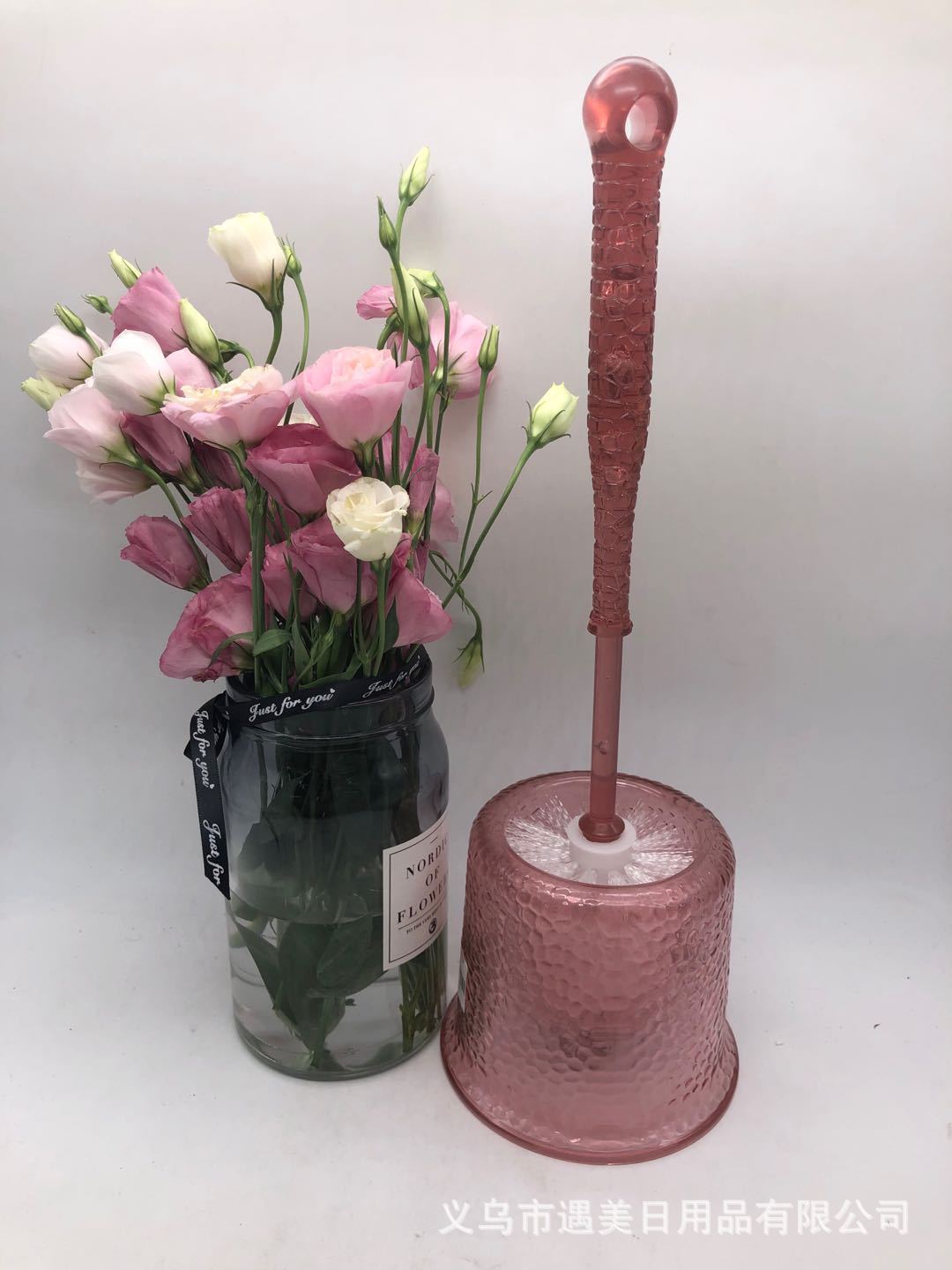 Toilet Brush Set Toilet Brush Stainless Steel Shank Toilet Brush Toilet Dead-Zone Free Toilet Brush