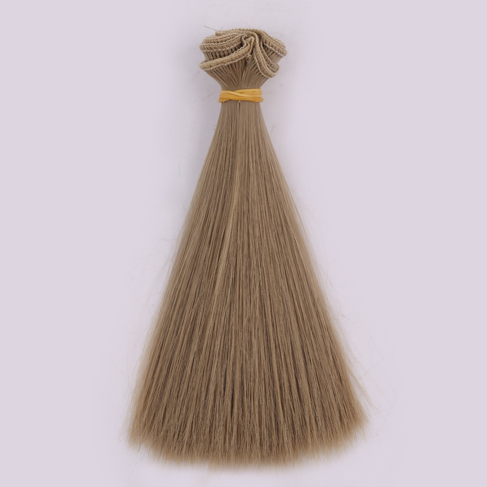 Yuanyang Direct Sales New BJD SD Doll High-Temperature Fiber Wig Straight Hair Kurhn Doll Multi-Color 15cm Hair