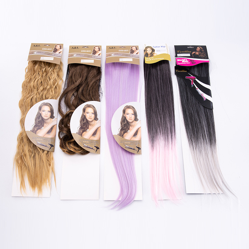 New Lace-up Ponytail Various Styles Optional Women's Lace-up Realistic Ponytail Extensions Medium Length Horse Tail Wig Set