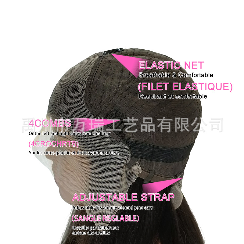 Brazilian European and American Human Hair Wig 13*4 Front Lace Full-Head Wig 4*4 Human Hair Wigs Wig for Women