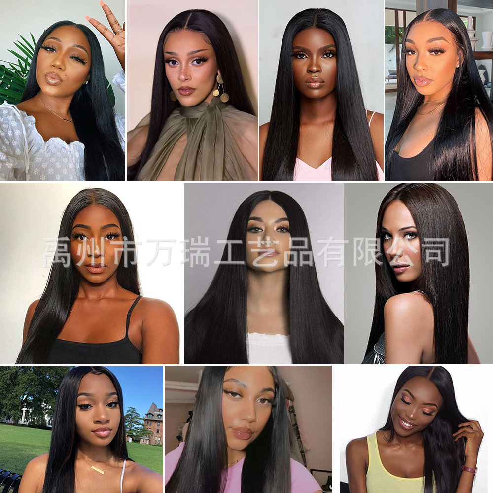 Brazilian European and American Human Hair Wig 13*4 Front Lace Full-Head Wig 4*4 Human Hair Wigs Wig for Women
