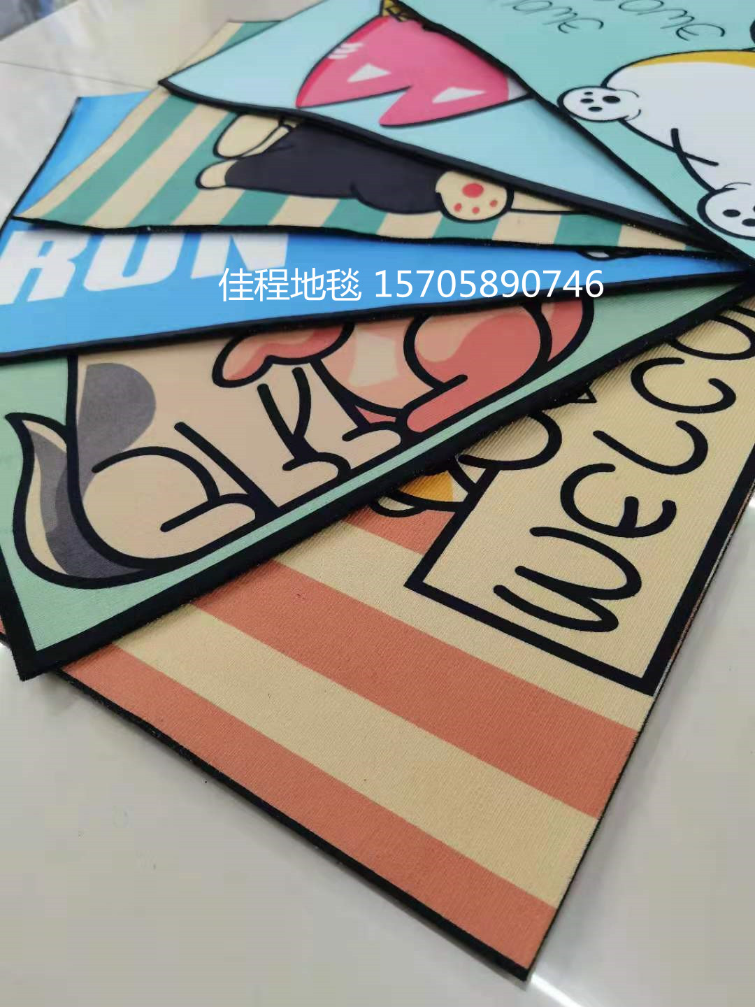 Best-Selling 3D Printing Animal Mat Printing Pad Non-Slip Mat Carpet Mats Door Mat Printing opposite Sex Animal Mat