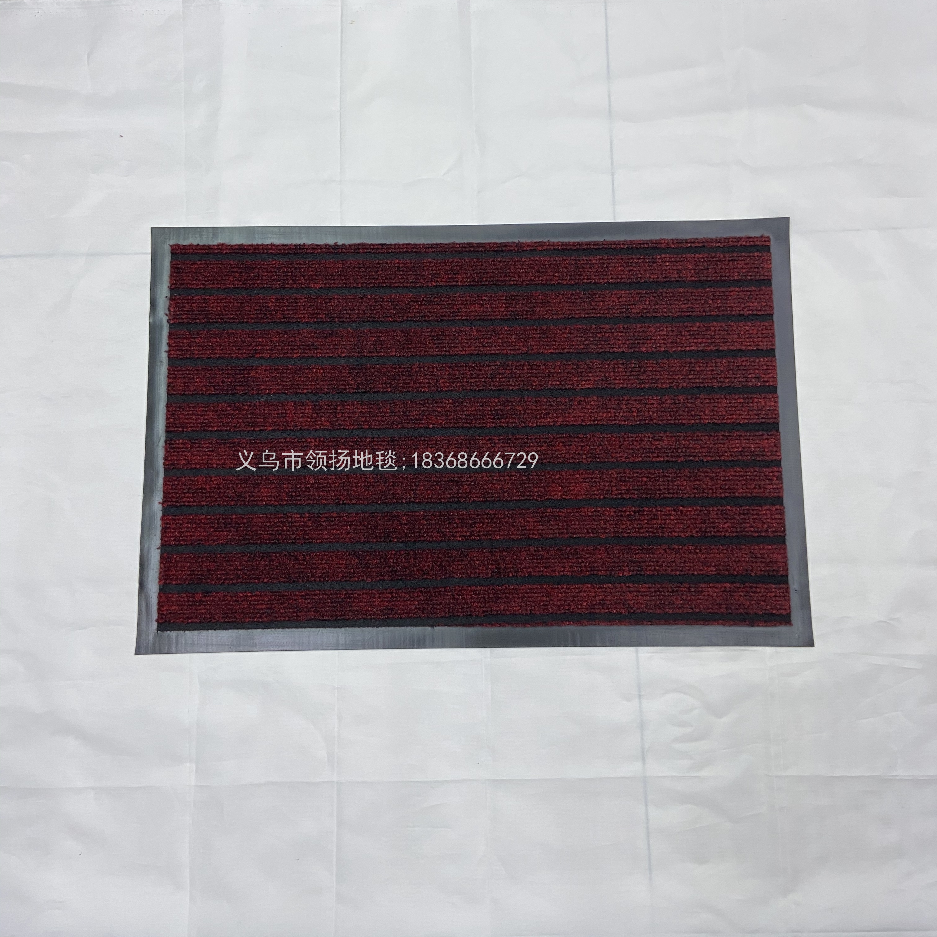 PVC Bottom Seven Stripe Floor Mat Non-Slip Floor Mat Striped Foot Mat Striped Door Mat Water-Absorbing Non-Slip Mat