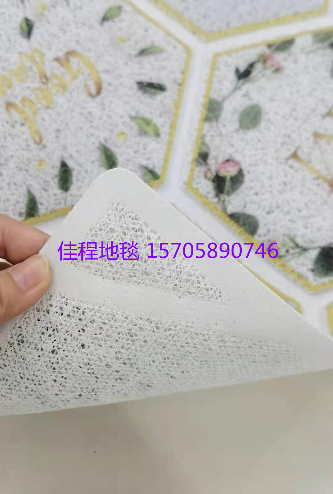 New 3D HD Checkered  Spray Printing Floor Mat Three-Dimensional Court Printing Three-Dimensional Non-Slip Mat  PVC mat