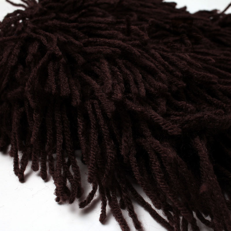 Wool Wig Beard Handmade Crochet Hat Original Savage Beard Carnival Activity Wool Hat