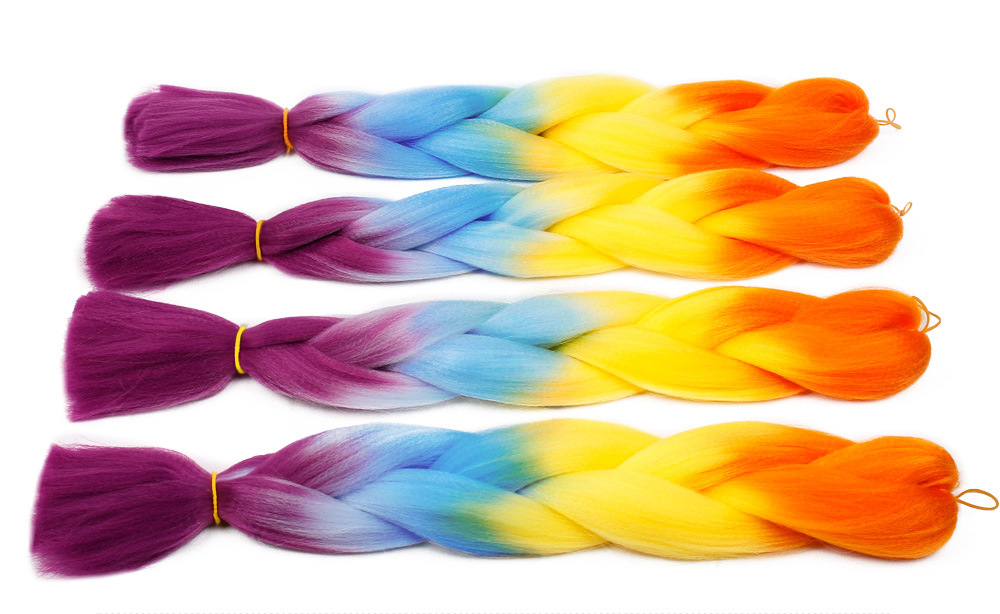 Wholesale Dreadlocks Hair Extensions Braids African Gradient Color Big Braids European and American Style Wig Wholesale Foreign Trade Chemical Fiber Wigs Wholesale Dreadlocks Hair Extensions Braids African Gradient Color Big Braids European and American Style Wig Wholesale Foreign Trade Chemical Fiber Wigs