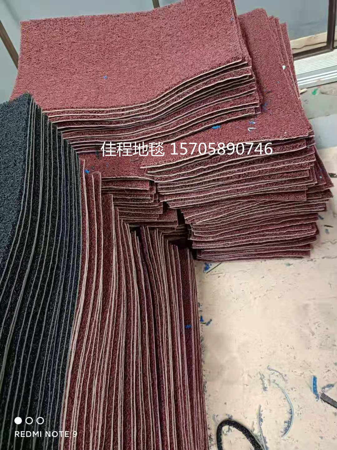 Thick PVC Floor Mat Seamless Non-Slip Mat Plain PVC Doormat Solid Color Non-Slip Mat Brushed Pad PVC Foot Pad