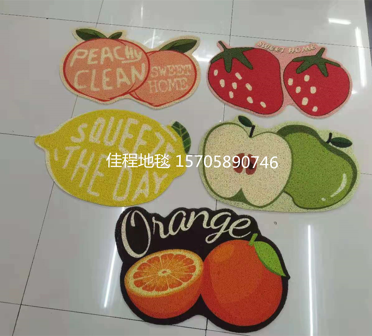 New 3D HD Brushed Fruit Floor Mat PVC Fruit Series Foot Mat Non-Slip Mat Door Mat New Foot Mat New 3D HD Brushed Fruit Floor Mat PVC Fruit Series Foot Mat Non-Slip Mat Door Mat New Foot Mat