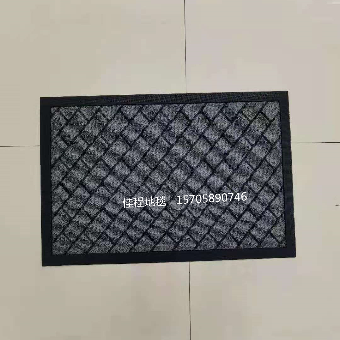 New Carved Door Mat Black Gray Polypropylene Jacquard Foot Mat Non-Slip Mat Carpet Rubber Pad Polypropylene Fiber Mat New Carved Door Mat Black Gray Polypropylene Jacquard Foot Mat Non-Slip Mat Carpet Rubber Pad Polypropylene Fiber Mat