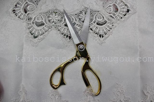 KAIBO cable KB687 gold sewing scissors cut stainless steel ribbon sewing scissors