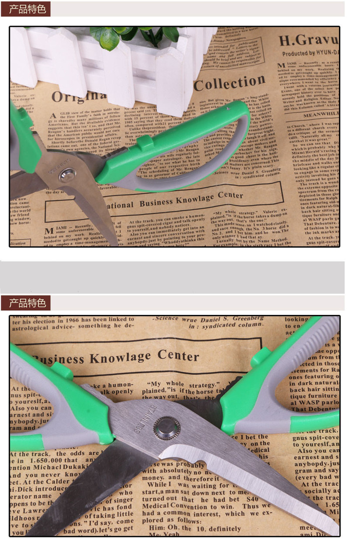 Home Office Paper Cutting Household Sharp Multi-Functional Art Stainless Steel Scissors