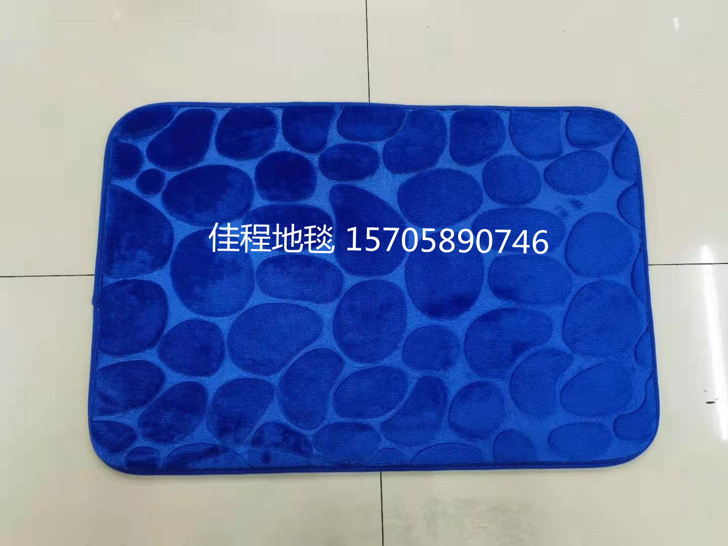 Flannel Memory Foam Embossed Floor Mat Water-Absorbing Non-Slip Mat Flannel Floor Mat Bedside Pad Memory Mat Door Mat