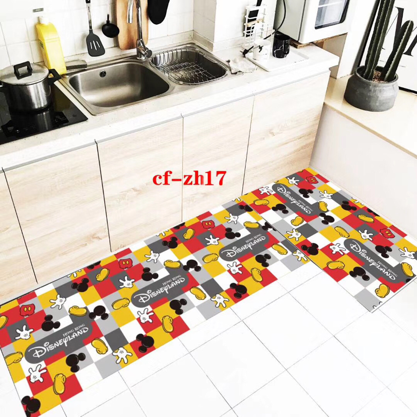 Kitchen Non-Slip Mat Two-Piece Set Floor Mat 40 × 120+40 × 60