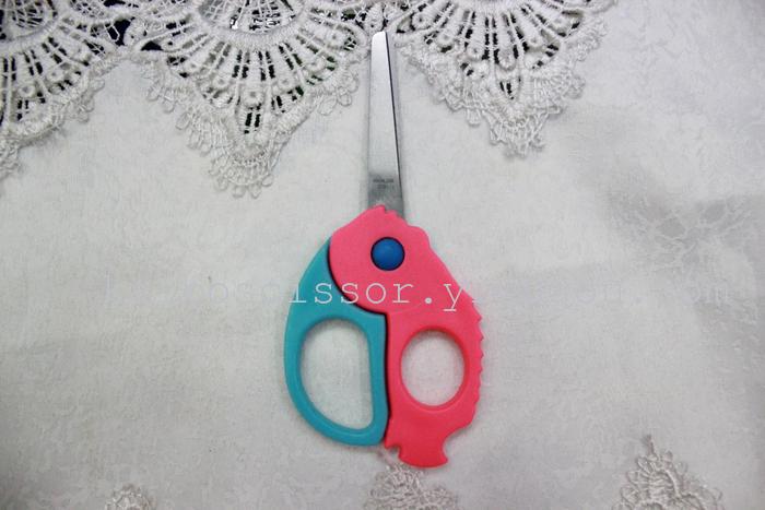KAIBO 0040 stainless steel scissors scissors fish cartoon cartoon nail student card KAIBO 0040 stainless steel scissors scissors fish cartoon cartoon nail student card