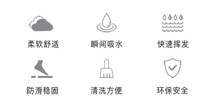 Diatom Ooze Floor Mat Bathroom Water-Absorbing Non-Slip Mat Bathroom Step Mat Door Mat Guest Carpet Living Room Kitchen Bathroom Cushion Diatom Ooze Floor Mat Bathroom Water-Absorbing Non-Slip Mat Bathroom Step Mat Door Mat Guest Carpet Living Room Kitchen Bathroom Cushion