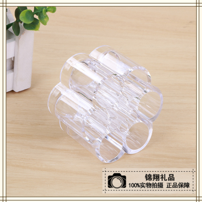 Transparent cosmetic storage box plastic simple desktop home mask packaging box skin care products storage box