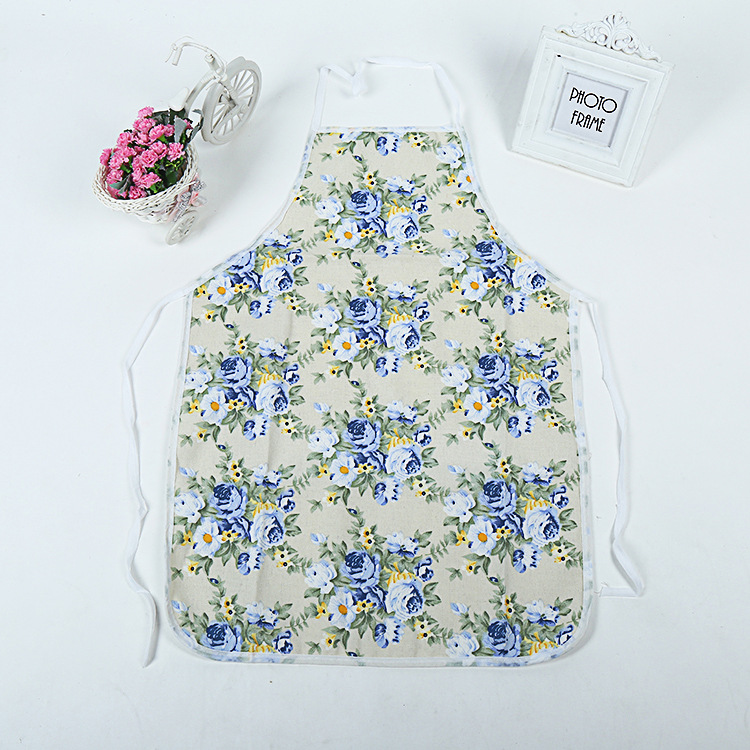 Factory direct sales of new rural printing small floral apron four pieces of kitchen supplies wholesale household apron. Factory direct sales of new rural printing small floral apron four pieces of kitchen supplies wholesale household apron.