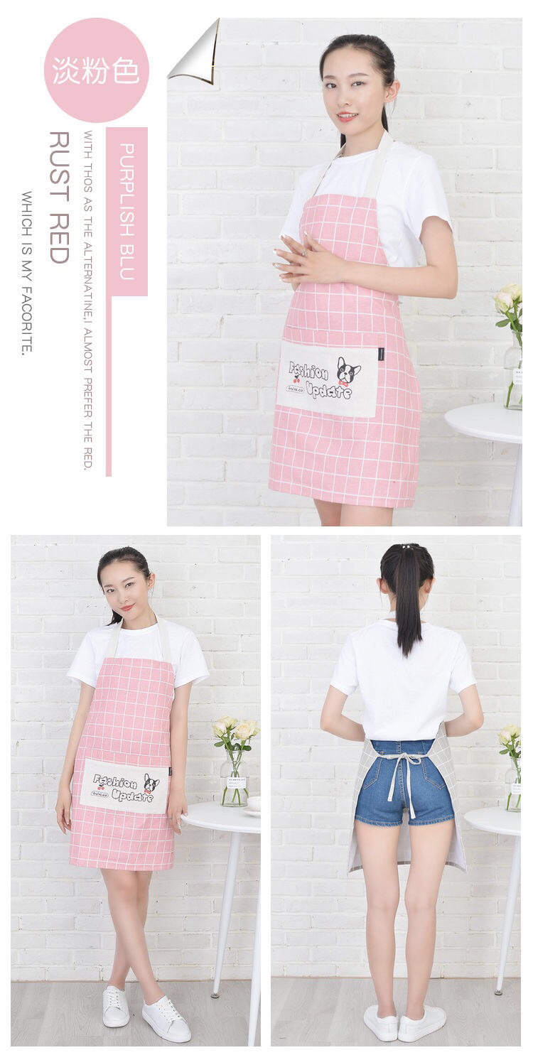Double-Layer Cotton and Linen Apron Oil-Proof Household Apron Factory Wholesale Advertising Apron Printing Double-Layer Cotton and Linen Apron Oil-Proof Household Apron Factory Wholesale Advertising Apron Printing