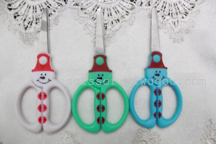 Cable KAIBO 0039 stainless steel scissors scissors' cartoon snowman display box