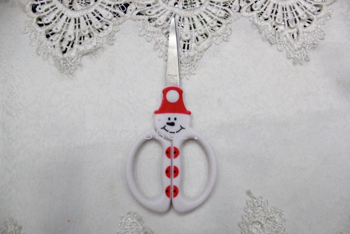 Cable KAIBO 0039 stainless steel scissors scissors' cartoon snowman display box