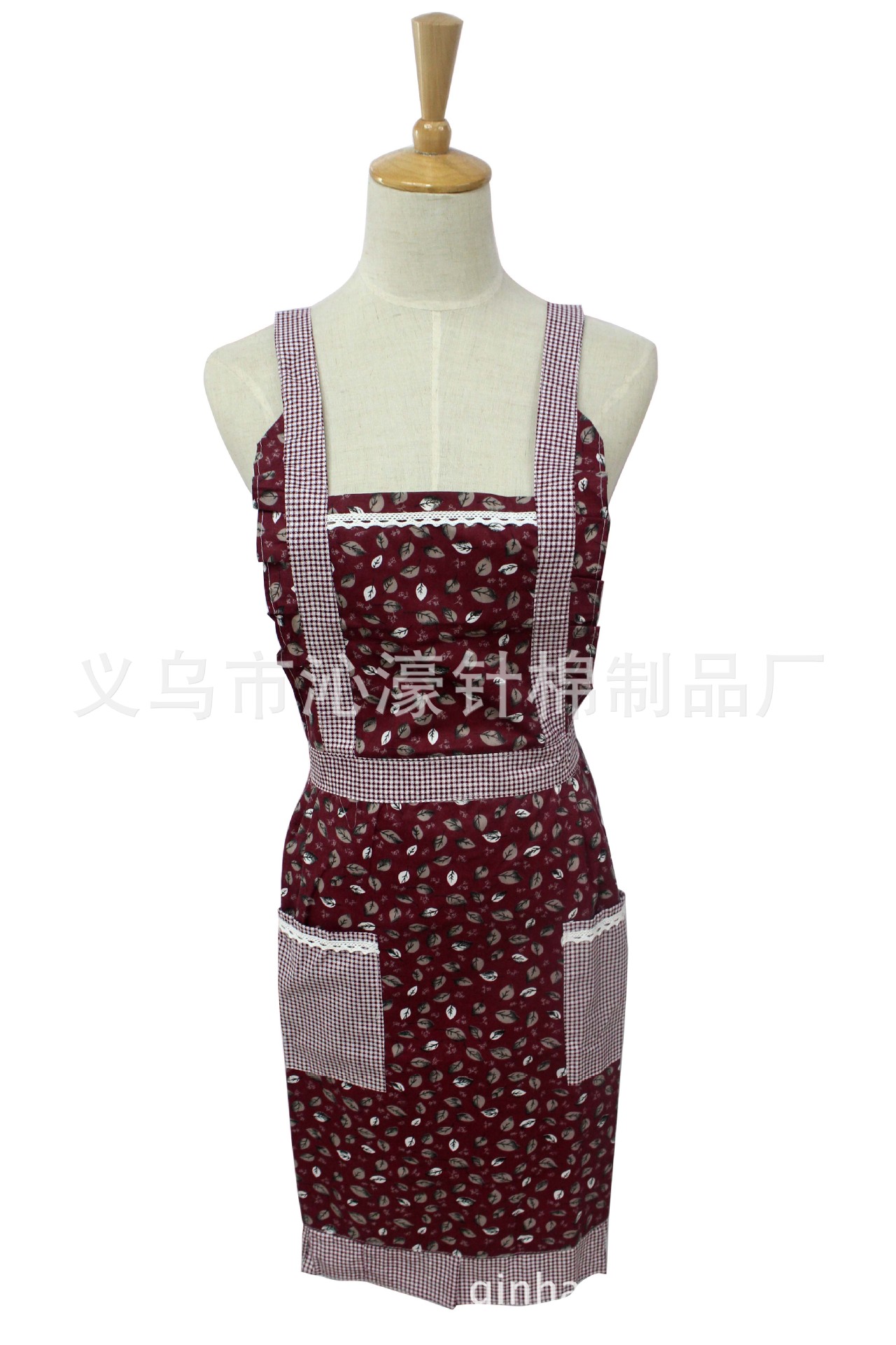 Foreign trade Princess apron Korean cotton waterproof floral apron home kitchen apron manufacturers wholesale 1204 Foreign trade Princess apron Korean cotton waterproof floral apron home kitchen apron manufacturers wholesale 1204