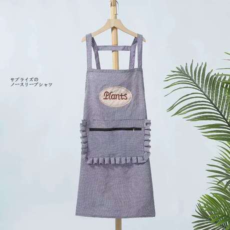 Plant Cotton Apron Kitchen Household Antifouling Strap Apron Apron Work Clothes Sleeveless Apron Factory Direct Sales