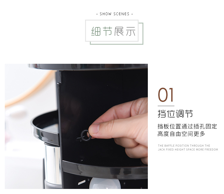 Cosmetic Cosmetic box desktop rotating Cosmetic box beauty makeup set goods rack skin care products display rack manufacturers direct sales