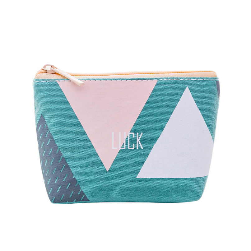 Fashion New Geometric Coin Purse Mini Coin Storage Bag Cute Key Case