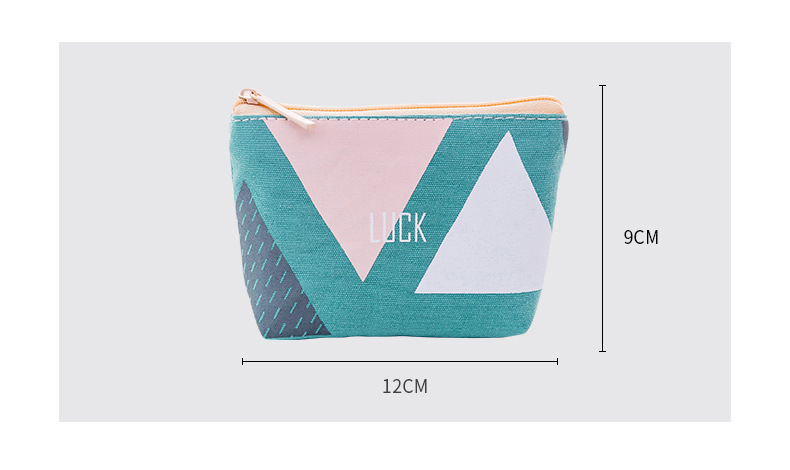 Fashion New Geometric Coin Purse Mini Coin Storage Bag Cute Key Case