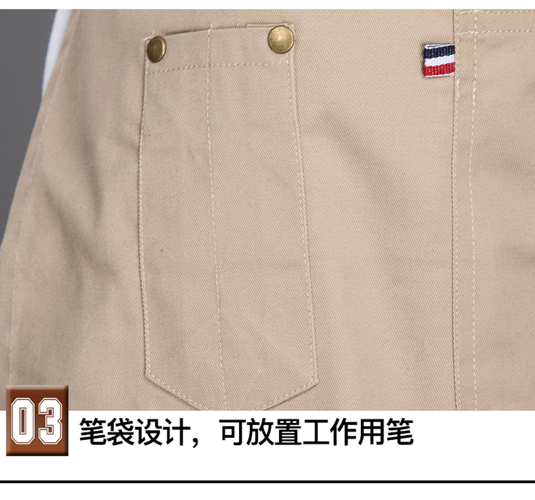 Waiter Men's and Women's Short Black Khaki Small Apron Hotel Restaurant Western Restaurant Coffee Shop Chef Apron Waiter Men's and Women's Short Black Khaki Small Apron Hotel Restaurant Western Restaurant Coffee Shop Chef Apron