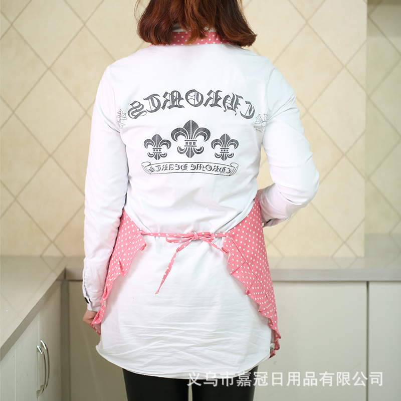 Korean version of canvas and PVC double apron with lace pocket apron pocket domestic apron customized logo manufacturers Korean version of canvas and PVC double apron with lace pocket apron pocket domestic apron customized logo manufacturers