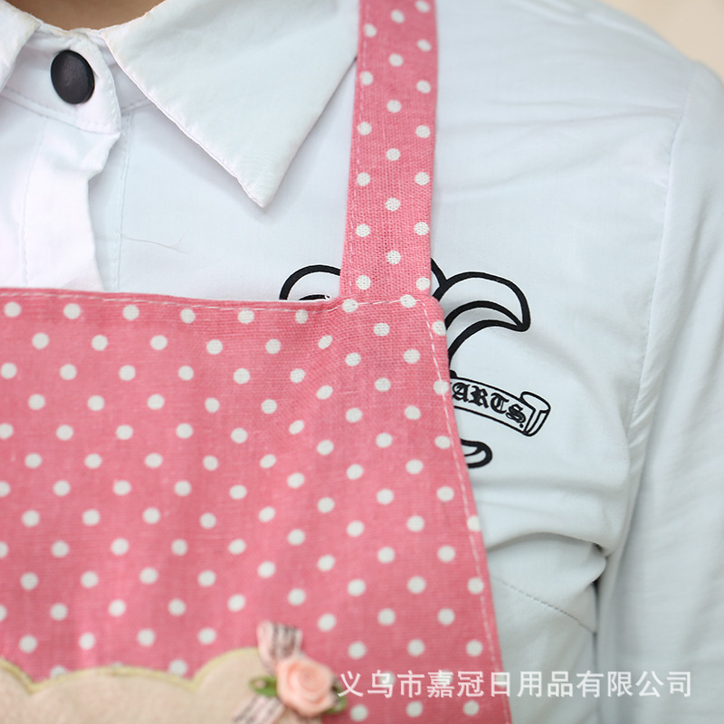 Korean version of canvas and PVC double apron with lace pocket apron pocket domestic apron customized logo manufacturers Korean version of canvas and PVC double apron with lace pocket apron pocket domestic apron customized logo manufacturers