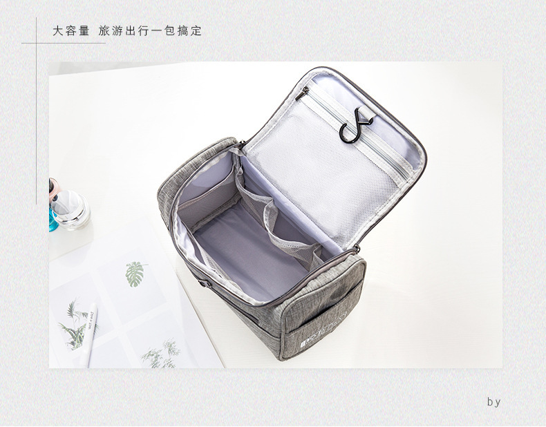 Cationic Pillow Bag Cosmetic Bag Toiletries Storage Bag Portable Travel Toiletry Bag Hung with Hook