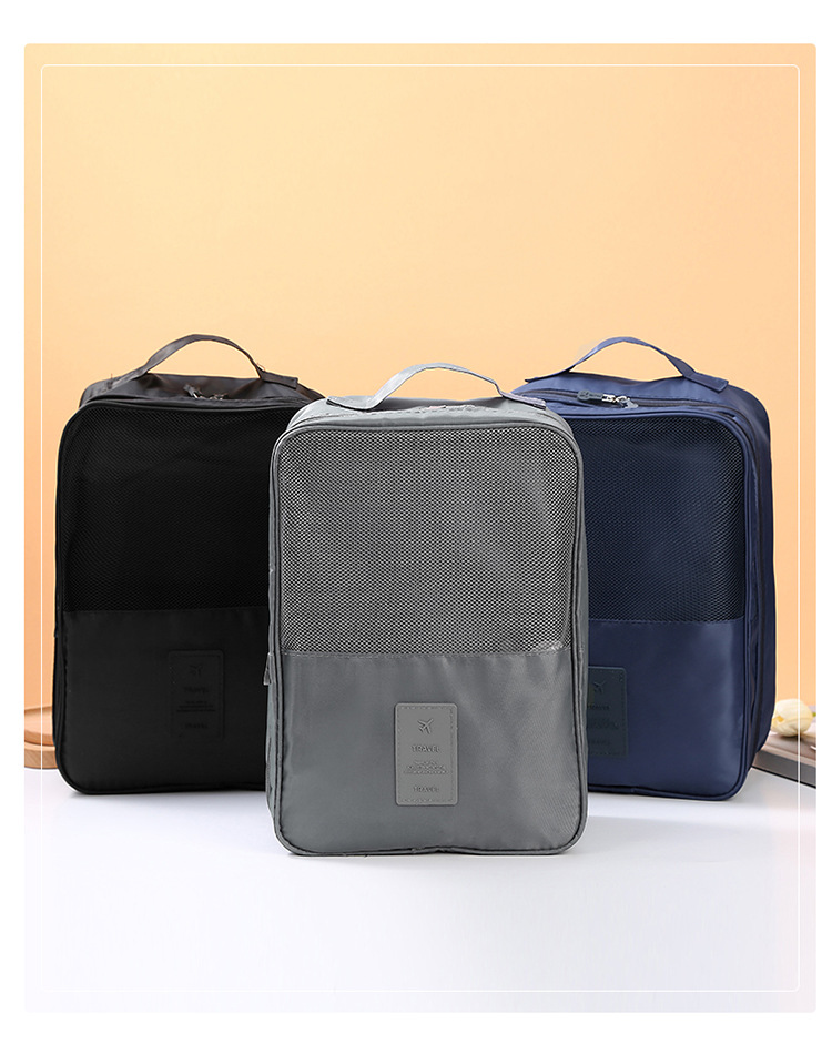 Twill Oxford Cloth Shoe Bag Travel Storage Three Shoe Bag Storage Bag out Travel Shoes Storage Bag