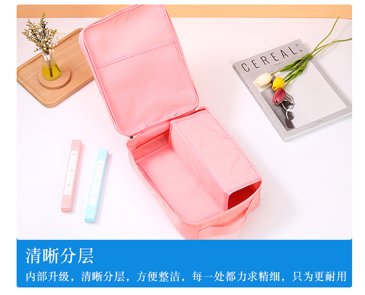 Twill Oxford Cloth Shoe Bag Travel Storage Three Shoe Bag Storage Bag out Travel Shoes Storage Bag