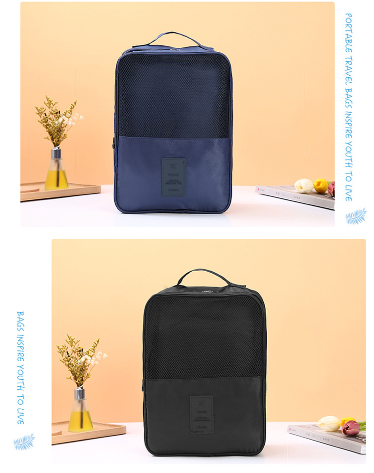 Twill Oxford Cloth Shoe Bag Travel Storage Three Shoe Bag Storage Bag out Travel Shoes Storage Bag