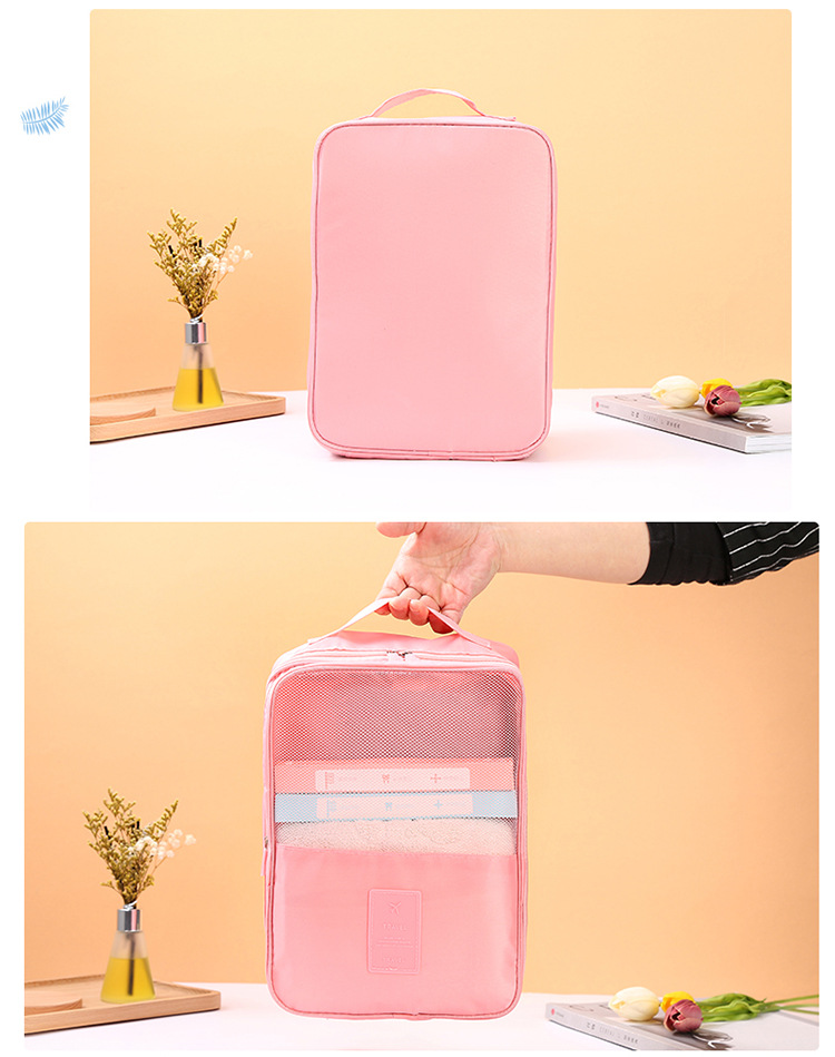 Twill Oxford Cloth Shoe Bag Travel Storage Three Shoe Bag Storage Bag out Travel Shoes Storage Bag