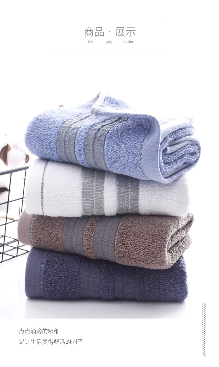 Guangying Towel Factory Wholesale Face Washing Pure Cotton Towel Long-Staple Cotton Absorbent Thick Creative Face Cloth Order
