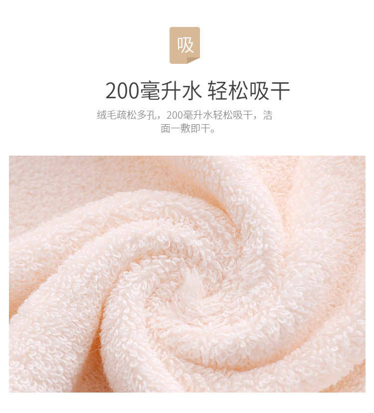 Guangying Towel Factory Wholesale Face Washing Pure Cotton Towel Long-Staple Cotton Absorbent Thick Creative Face Cloth Order