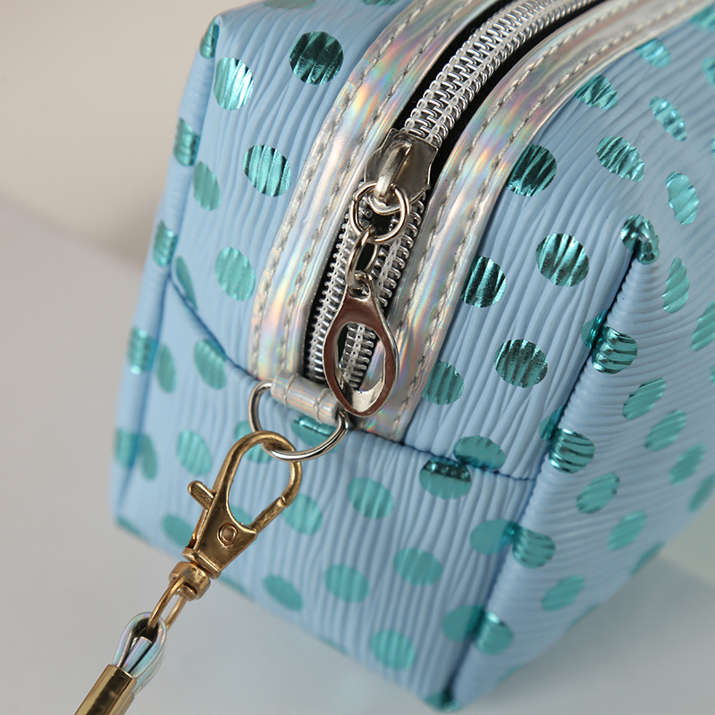 New Style European American Style Cosmetic Bag Fashion Polka Dot Printing Portable Multi-Purpose Cosmetic Bag Wash Bag Storage Bag