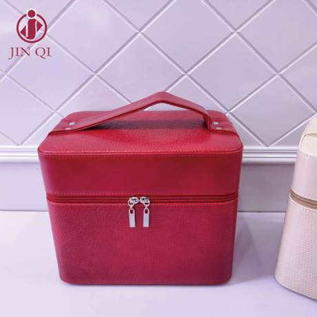 Jinqi multi-layer multi-functional cosmetic box manufacturers direct cosmetics and skincare products storage box portable cosmetic box