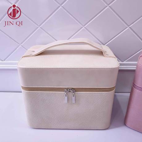 Jinqi multi-layer multi-functional cosmetic box manufacturers direct cosmetics and skincare products storage box portable cosmetic box