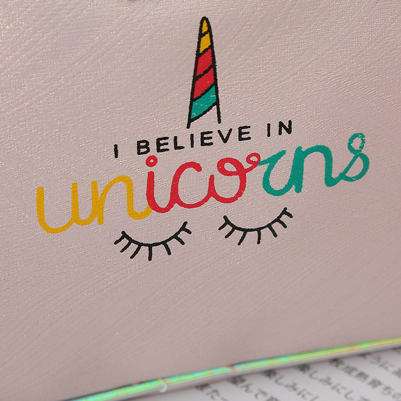 New PU unicorn pocket bag multi-function travel portable storage bag mini makeup bag wash gargle bag wholesale